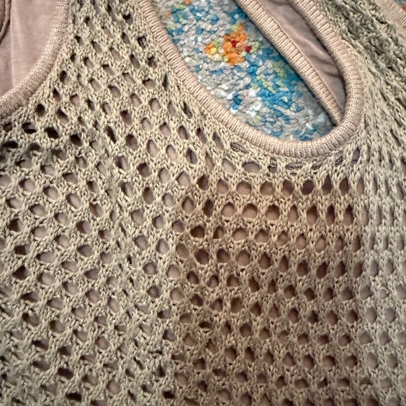 Beige One Shoulder Knit Bodysuit - Picture 2 of 3